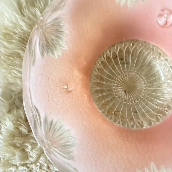 Charming Pink Bedroom Glass Ceiling Light Shade Art Deco Ceiling Light Shade - Picture 13 of 14